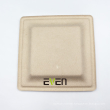 Biodegradable Square Sugar Cane Sugarcane Bagasse And Compostable Eco-friendly Plate